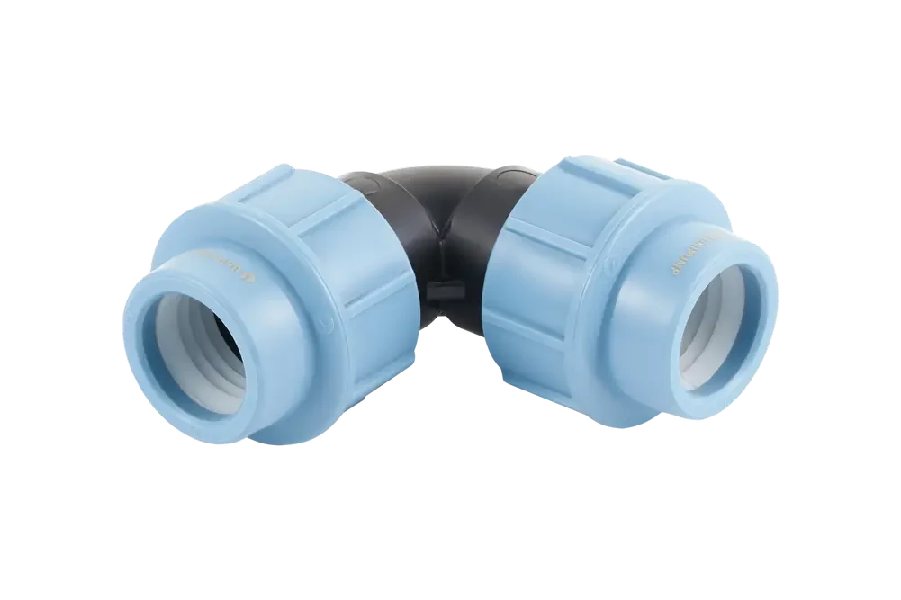 Отвод 90° компрессионный ПНД 25 Unipump