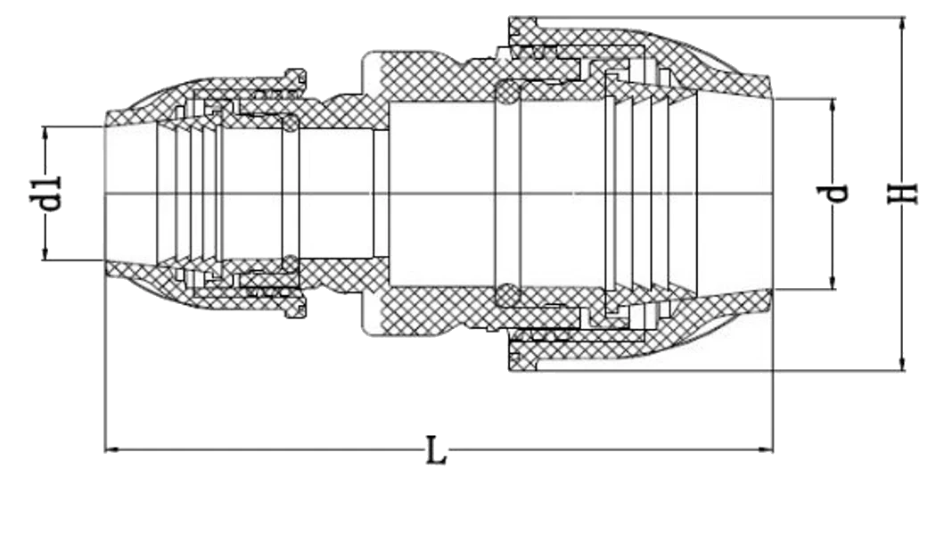 Муфта переходная ПНД 32×25 Valfex